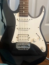 Guitarra elétrica Gio Ibanez preta e branca levemente usada comprar usado  Enviando para Brazil