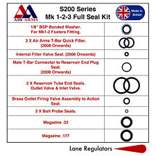Kit de serviço de vedação Air Arms S200 para todos os modelos S200 MK1-2-3 S200T, S210T, CZ200. comprar usado  Enviando para Brazil