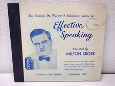 Usado, MILTON CROSS Effective Speaking Course 10"/78 rpm 5-Disc Book-Set H&P EX Vinyl comprar usado  Enviando para Brazil