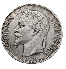 Francs argent 1867bb d'occasion  Bouxwiller
