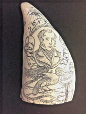 Scrimshaw reproduction tooth for sale  Rising Fawn