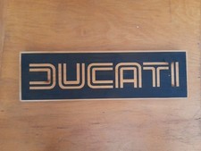 Wooden ducati sign for sale  CHATTERIS