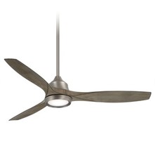 Ventilador de teto interno MinkaAire Skyhawk 60" 3 lâminas LED com controle remoto, F749L-BNK comprar usado  Enviando para Brazil