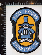 Patch piloto USAF Força Aérea dos EUA Phantom II 500 horas tempo de voo, usado comprar usado  Enviando para Brazil