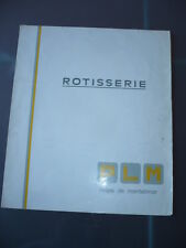Menu restaurant rotisserie d'occasion  Paris XI