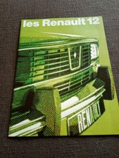 R12 brochure renault d'occasion  Auray