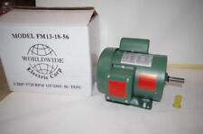 WORLDWIDE ELE.  Motor CA 1/3HP # FM13-18-56 115VAC / 230V. 60HZ.  1725 RPM NOVO! comprar usado  Enviando para Brazil