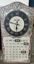 Używany, Zegar ścienny Francique Vintage Rocaille Retro kalendarz z zegarem na sprzedaż  PL