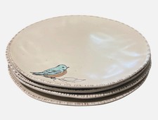 Juego de 4 platos de cena Spectrum Designz 11" azul pájaro crema/beige segunda mano  Embacar hacia Mexico