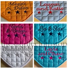 Personalised embroidered saddl for sale  LOUTH