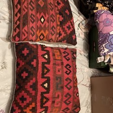 Vintage kilim cushions for sale  SOUTHAMPTON
