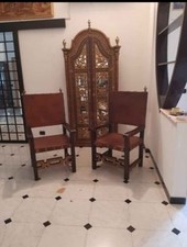 Trono poltrona.stile neorinasc usato  Sori