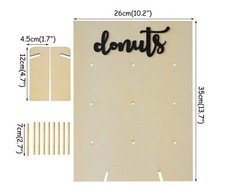 Doughnut wall stand for sale  Lindsey