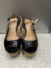Ladies black patent for sale  DURHAM