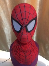 2025 Amazing Spider-Man impressão digital 3D capuz máscara facial homem aranha headwear comprar usado  Enviando para Brazil