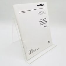 Wacker vibrationsbohle 31a gebraucht kaufen  Emden