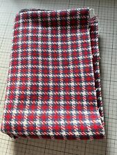 Plaid wool fabric for sale  SHREWSBURY