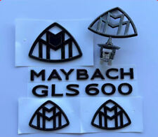 Conjunto de emblemas traseiros para-lama dianteiro preto brilhante GLS600 Maybach emblema para Mercedes Benz comprar usado  Enviando para Brazil