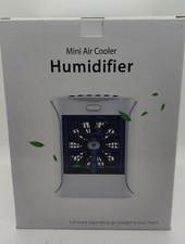 Mini umidificador refrigerador de ar, 4 funções, configurações de luz ambiente USB sete cores comprar usado  Enviando para Brazil