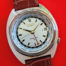 Usado, Seiko World Timer 1970 relógio automático GMT raro vintage 6117-6409 cal 6117 masculino comprar usado  Enviando para Brazil