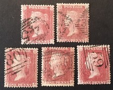 Selos articulados usados x5 da rainha Victoria "1d Red's" GB comprar usado Selos articulados usados x5 da rainha Victoria "1d Red's" GB comprar usado  Enviando para Brazil