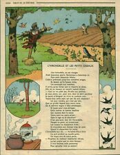 Gravure ancienne fables d'occasion  France