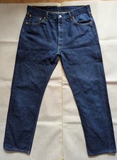 Niebieskie dżinsy Levis Levis 501 W36 L32 - bez metek wewnętrznych na sprzedaż  PL