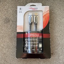 Cabo Rocket Fish Gaming RF-GPS3003 PS3 preto HDMI áudio vídeo 8 pés comprar usado  Enviando para Brazil