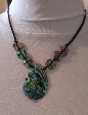 Abalone shell necklace for sale  BURY ST. EDMUNDS