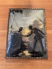 Antique silhouette painted for sale  Katy