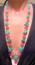 Chunky turquoise carnelian for sale  Saint George