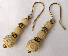 Vintage carved ivory for sale  CARSHALTON