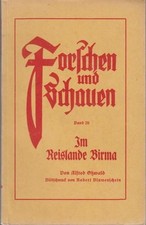 Reislande birma alfred gebraucht kaufen  Sibbesse