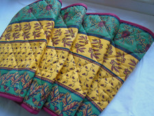 Conjunto francês de 4 tapetes de mesa de algodão cores e estilo da Provença feitos na França comprar usado  Enviando para Brazil