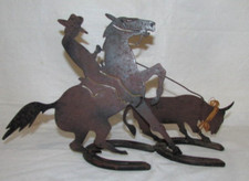 Metal cowboy silhouette for sale  Semmes