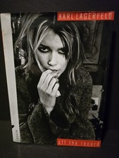 Karl Lagerfeld: Off the Record hardcover book; Claudia Schiffer & other models comprar usado  Enviando para Brazil