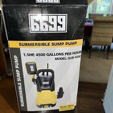 6699 submersible sump for sale  Hot Springs Village