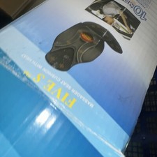 Almofada de assento de massagem nas costas vibração Five S FS8812 com calor - Preto comprar usado  Enviando para Brazil