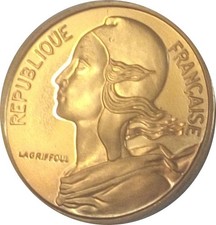 Vème république centimes d'occasion  Plaisance