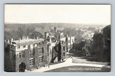 Cartão postal antigo Warwick Inglaterra, Reino Unido, Castelo de Warwick, vista da Torre do Guy comprar usado  Enviando para Brazil