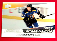 2021-22 JAKE NEIGHBORS Rookie Speed of the Game St Louis Blues UD Credenciais comprar usado 2021-22 JAKE NEIGHBORS Rookie Speed of the Game St Louis Blues UD Credenciais comprar usado  Enviando para Brazil