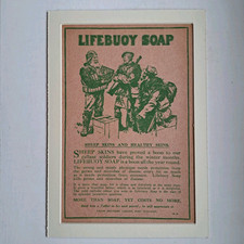 Lifebuoy soap advert for sale  THIRSK