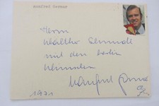 Altes riginalautogramm manfred gebraucht kaufen  Deutschland