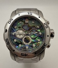 Invicta Pro Diver Special Edition 23191 MOP Abalone relógio de quartzo cronógrafo, usado comprar usado  Enviando para Brazil