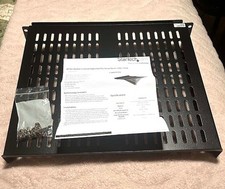 Nova prateleira cantilever preta StarTech 2U 16 polegadas ventilada profundidade universal 16 x 19 polegadas comprar usado  Enviando para Brazil