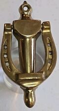 Usado, Batente de porta de sapato cavalo latão 4"x2" batente de porta ferradura da sorte comprar usado  Enviando para Brazil
