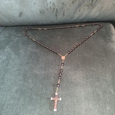Vintage rosary black for sale  HOUGHTON LE SPRING