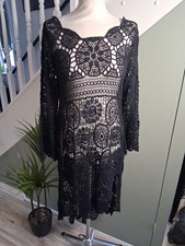 Black crochet dip for sale  BIRKENHEAD
