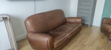 Fauteuil vintage cuir d'occasion  Massy