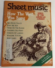 Revista de partituras fevereiro 1988 órgão fácil como o oeste foi cantado 10 músicas de cowboy comprar usado  Enviando para Brazil
